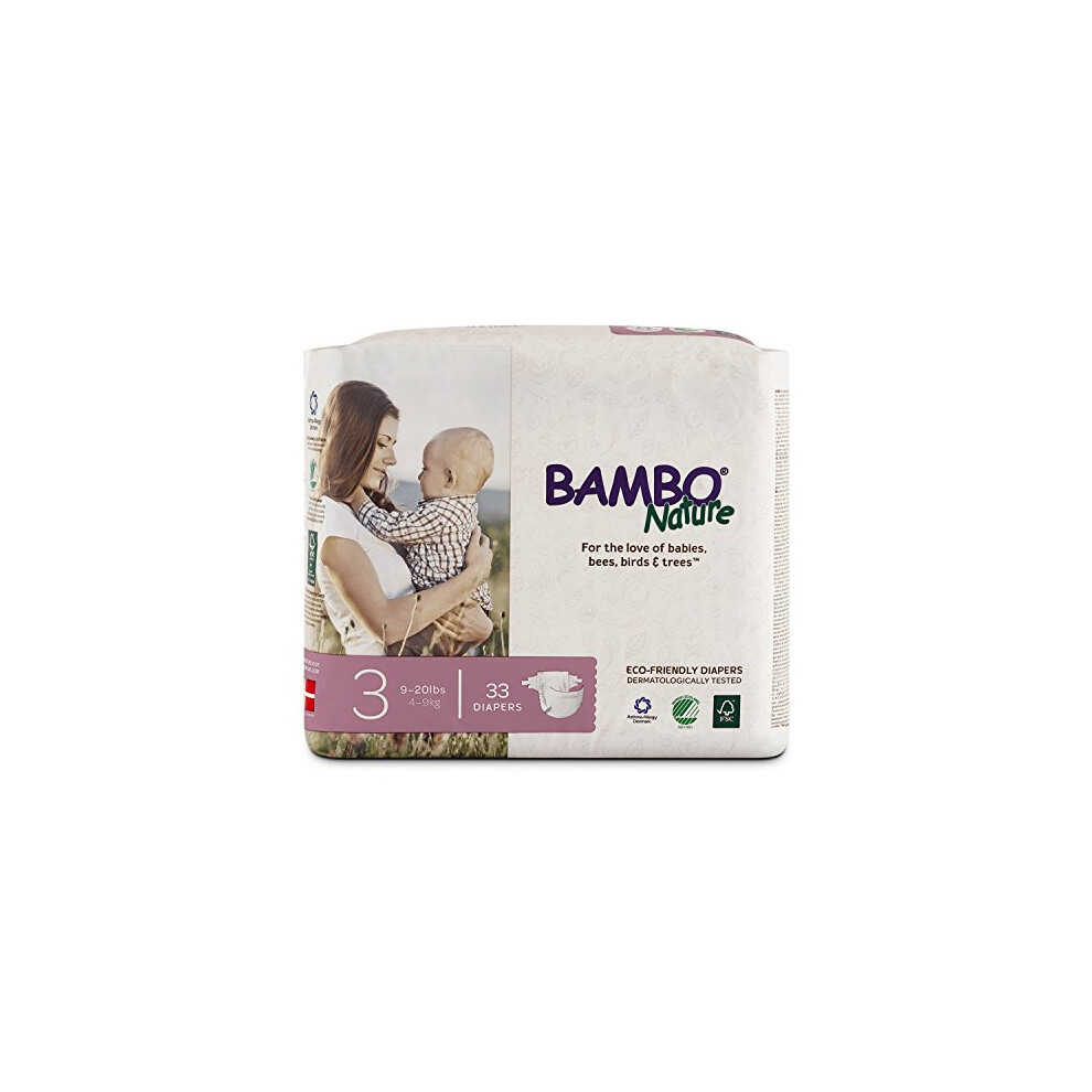 Eco Labelled Premium Baby Diapers For Bambo Nature