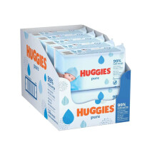 Huggies Baby Wet Pure Extra Care Wipes - 72 x 10 B