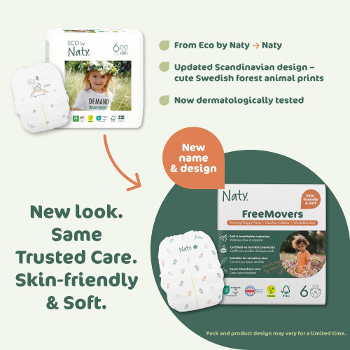 Naty FreeMovers Nappy Pants | Sensitive Skin Certi 1