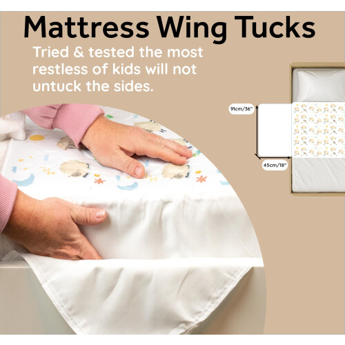 Bedwetz Potty Training Bed Pads | 2 Pack | 100% Wa 2