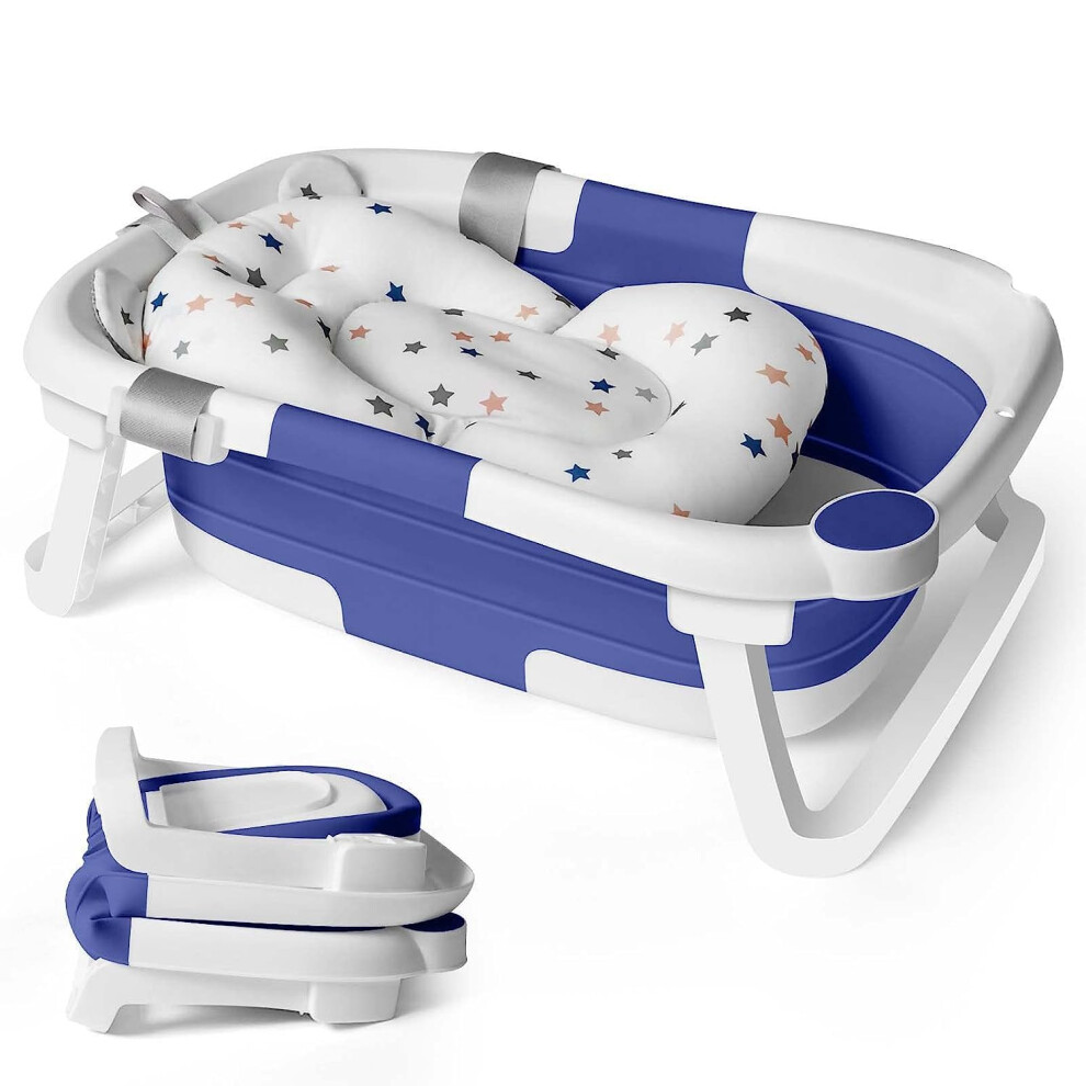 Collapsible Baby Bath Foldable Tub Bathtub Newborn Adoraland