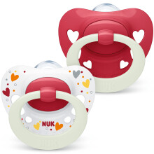 NUK Signature Night Baby Dummy | 6-18 Months | Soo