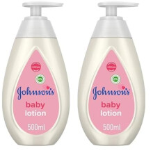 Johnson's Baby Lotion - Gentle and Mild for Delicate Skin and Everyday Use – 24h Moisturisation, 500 ml (Pack of 2)