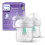 Philips Avent Natural Response Baby Bottle - 2X 12 1