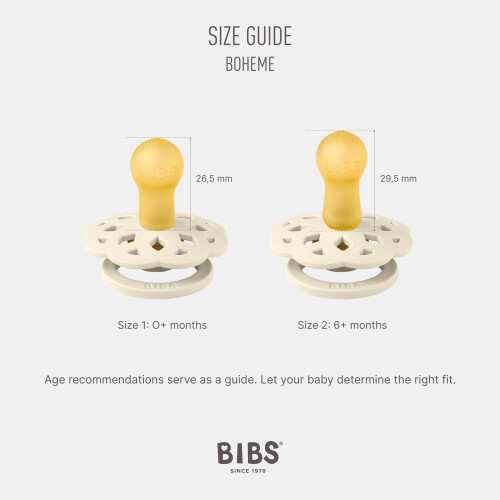 BIBS Boheme Soother 2-Pack. BPA Free Dummy Pacifie 1