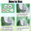 Onperpoe 10Pcs Potty Training Stickers, Color Chan 5