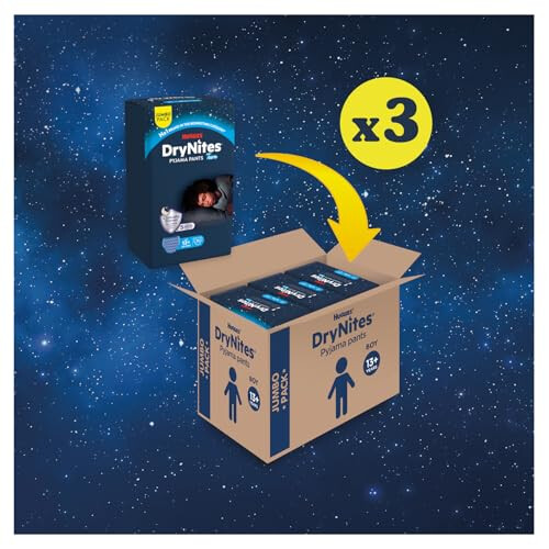 Huggies HUGGIES DryNites, Pyjama Pants, Boys 13+ Years (48 1