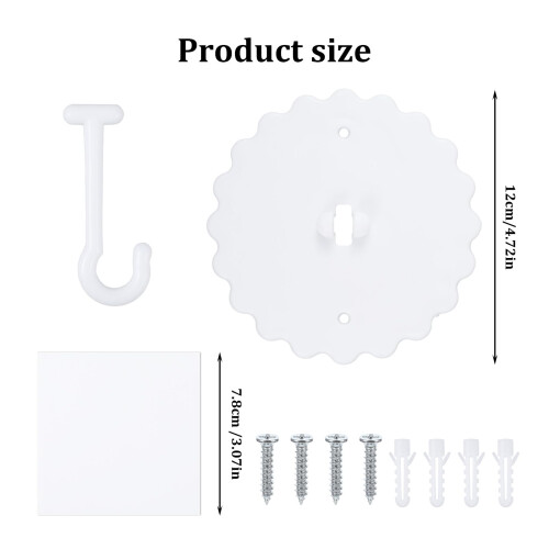 2-Set Adhesive Ceiling Hooks, Super Glue Mosquito 1