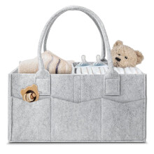 VIRAHYEM Nappy Caddy Organiser, Newborn Essentials