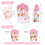 Vicloon Baby Teething Set, 2 Pack Teething Mittens 2