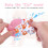 Vicloon Baby Teething Set, 2 Pack Teething Mittens 4