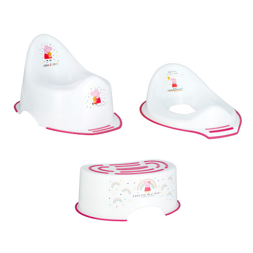 Peppa Pig Peppa Pig Pink Potty Training Toilet Seat, Plus St