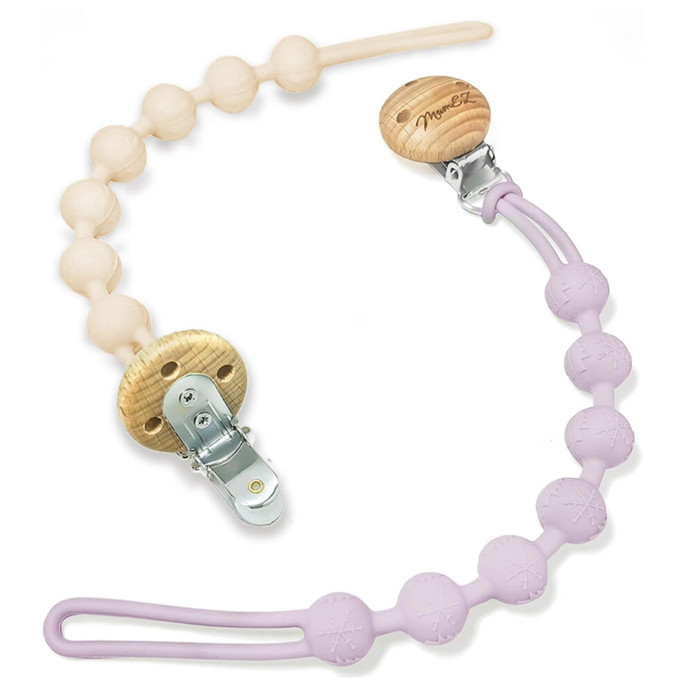 Mumez Dummy Clip, 2 Pcs Premium Silicone Smoother