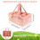 Nappy Caddy, Diaper Caddy Organiser with Removable 2