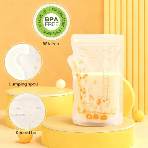 Oderra 250ml Breast Milk Storage Bags 50PCS- Pre-S 2