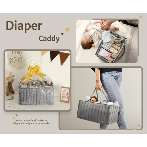 Coreint Nappy Caddy Organiser Large,Diaper Caddy,U 1