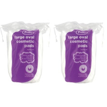 Pretty 50 Large Oval Cotton Cosmetic Pads/Discs -