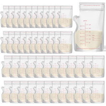 elzle 55 Pcs Breast Milk Storage Bags, 8oz/250ml B