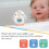 Nuby Nuby Penguin Baby Bath Thermometer - Digital Therm 2
