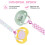 8Pcs Dummy Clip Girls, Baby Pacifier Clips Soother 3