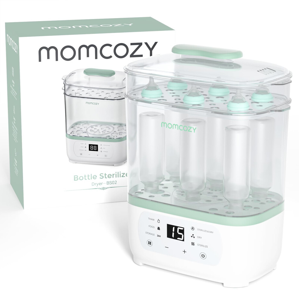 Electric Steam Baby Care Bottle Sterilizer Momcozy