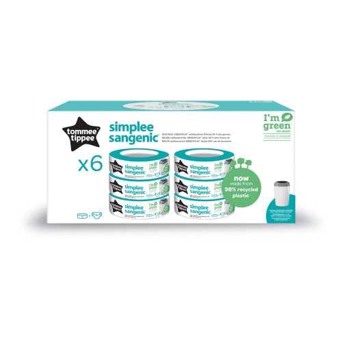 Tommee Tippee Tommee Tippee Simplee Sangenic Refill Cassettes Pa 1