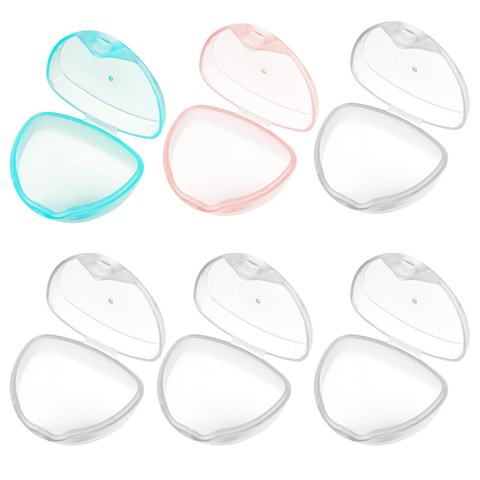 Ljhome 6 Pcscase For Baby Dummy Case, Pacifier Case, Pacifier Holder Storage Box, Bpa-Free Dummy Container, Soother Pod Holder Box For Travel Home