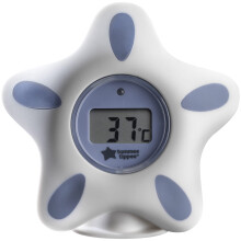 Tommee Tippee InBath Digital Thermometer, Suitable for Bathing and their Nursery, Waterproof and Floats in Water, Easy to Read LCD Display
