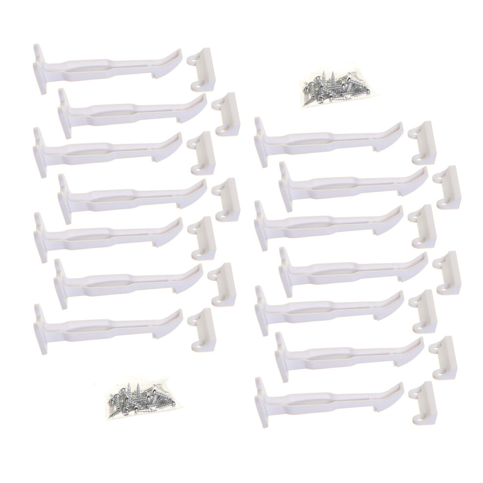 Safety Catches For Cupboards & Drawers - Childproof Locks & Latches For Kitchen Cabinets - 14 Pack Dreambaby