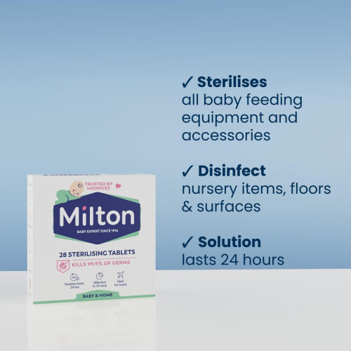 2 x 28 Milton Sterilising Tablets for Cleaning Bab 1