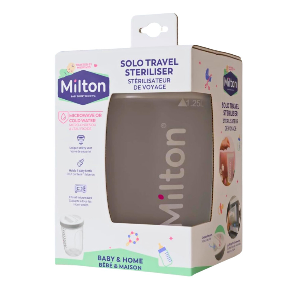 Milton Solo Travel Steriliser, 2 In 1 Microwave An