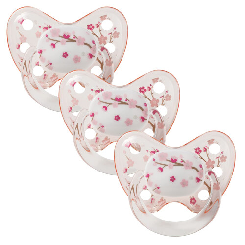 Dentistar Silicone Soother Set of 3 - Size 2, 6-14