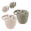 PandaEar 2 Pack Toddler Snack Pots, Collapsible Si 1