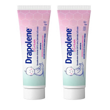 Drapolene Cream 100 g Tube – Pack of 2 – Antiseptic & Protective Nappy Rash Cream for Babies and Adults