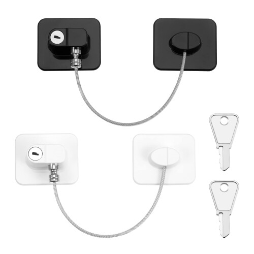 RosewineC 2PCS Refrigerator Door Locks, Children S