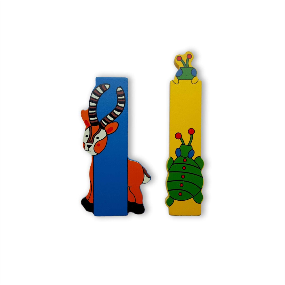 Wooden Jungle Animal Alphabet Letters Per Vinsani