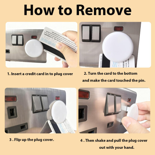 10 Pack Plug Socket Covers UK, Child Baby Plug Socket Covers for Sockets UK 1