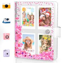 Small Photo Album for Instax Mini, Photo Album for Polaroid, Kids Photo Album, for Instax Mini 11 12 40 KODAK Mini Photo (200 photos)
