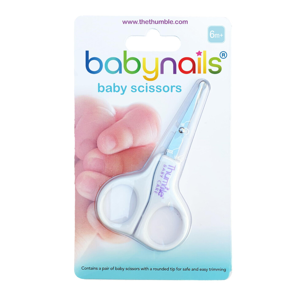 Thumble Baby Nails Baby Scissors White