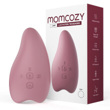 Momcozy Warming Lactation Massager 2 in 1 Soft Heated Breast Massager to Help Milk Flow and Ease Engorgement