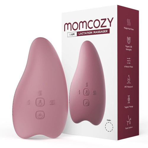 Momcozy Warming Lactation Massager 2 in 1 Soft Hea