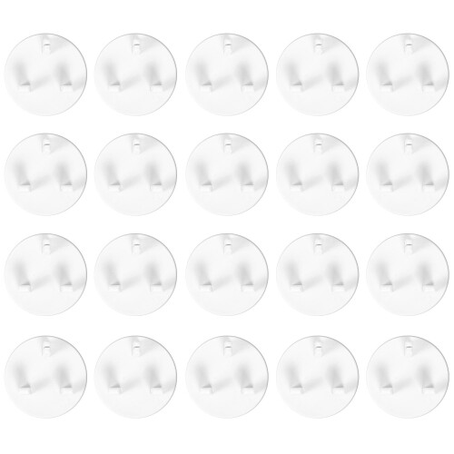 Norjews 20 Pack Plug Socket Covers UK, Child Safet 1