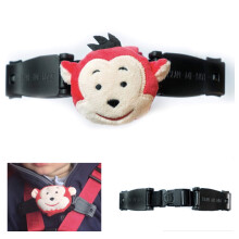 Escape Me Not - Car Seat Anti Escape Harness Chest Clip, Monkey Design - Helps Prevent Children Taking Their Arms Out of The Straps - No Threading Re