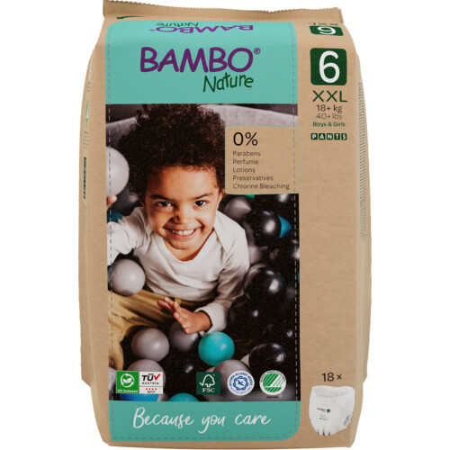Bambo Nature Premium Training Pants (Size 6 XXL 18
