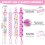 8Pcs Dummy Clip Girls, Baby Pacifier Clips Soother 2