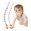 BebeCalin Baby Dummy Clip Girls - 2 Pcs Pacifier C 1