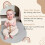 BebeCalin Baby Dummy Clip Girls - 2 Pcs Pacifier C 3
