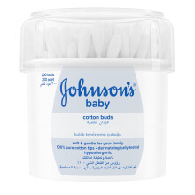 Johnson's Baby Cotton Buds (1 x Pack of 200) Soft