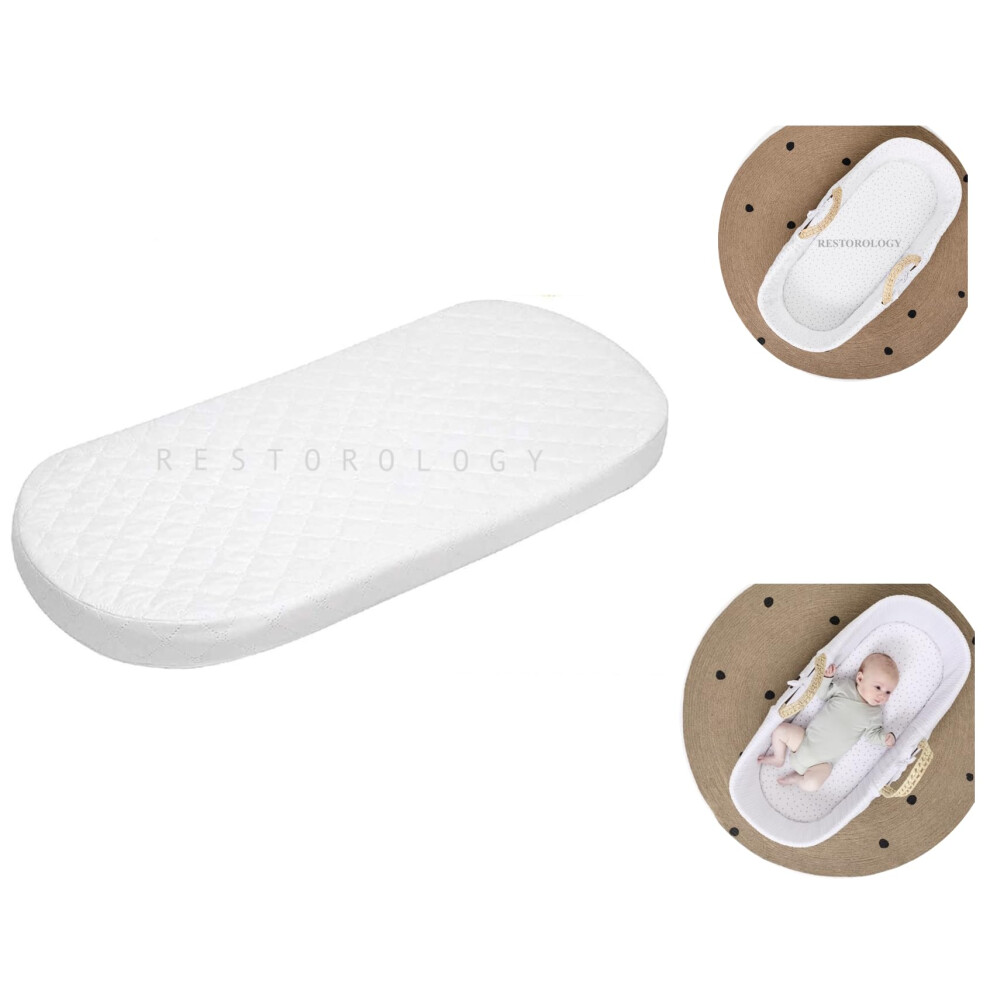 Baby Breathable Moses Basket Mattress, Restorology