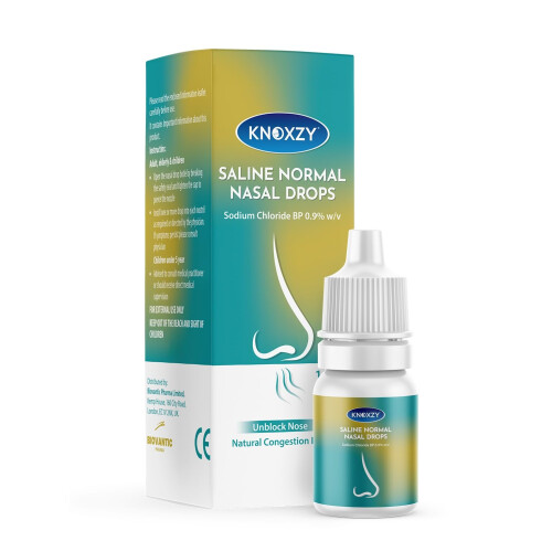 Knoxzy Saline Nasal Drops – Suitable for Children